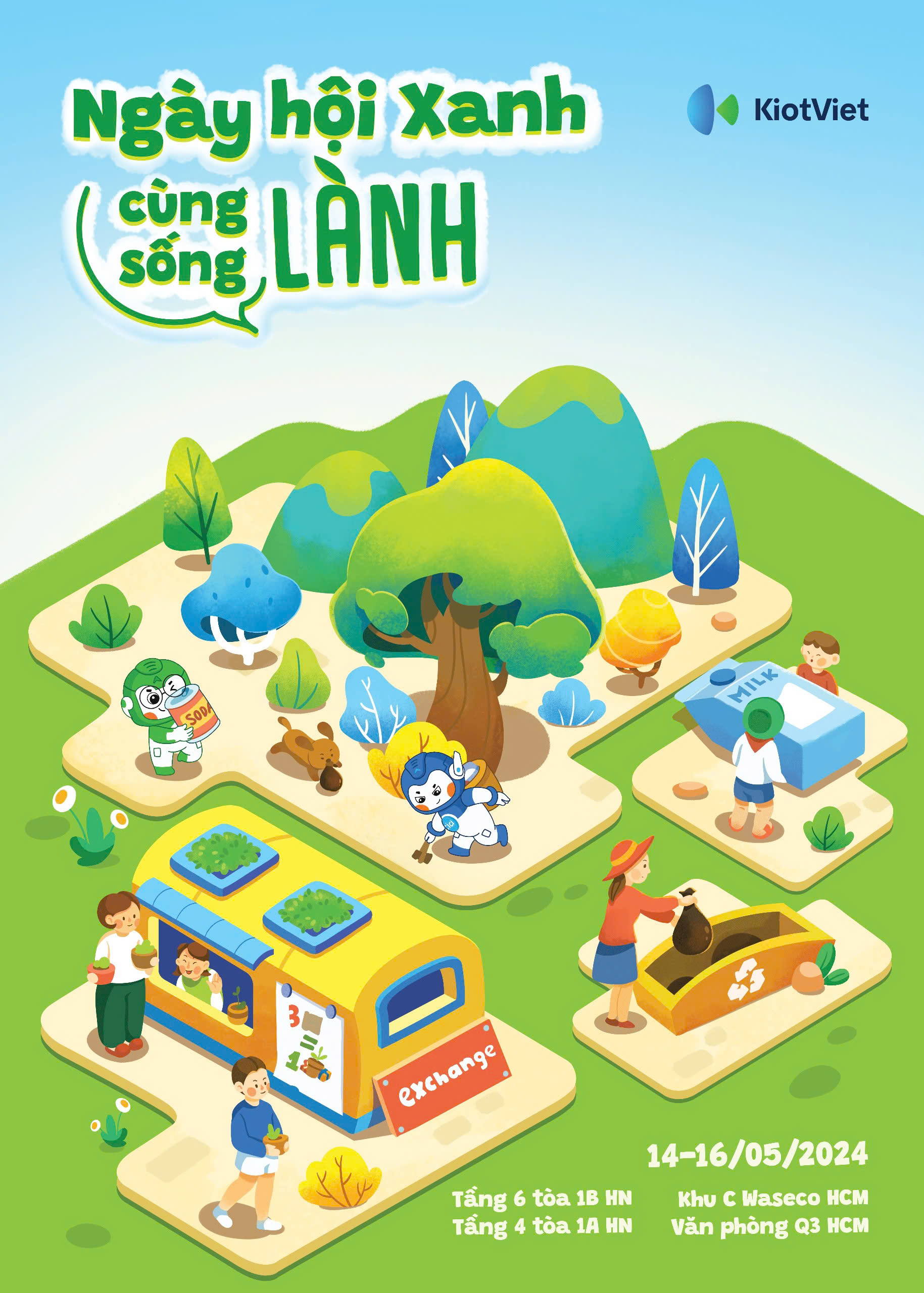 NGÀY HỘI XANH – CÙNG SỐNG LÀNH 2024