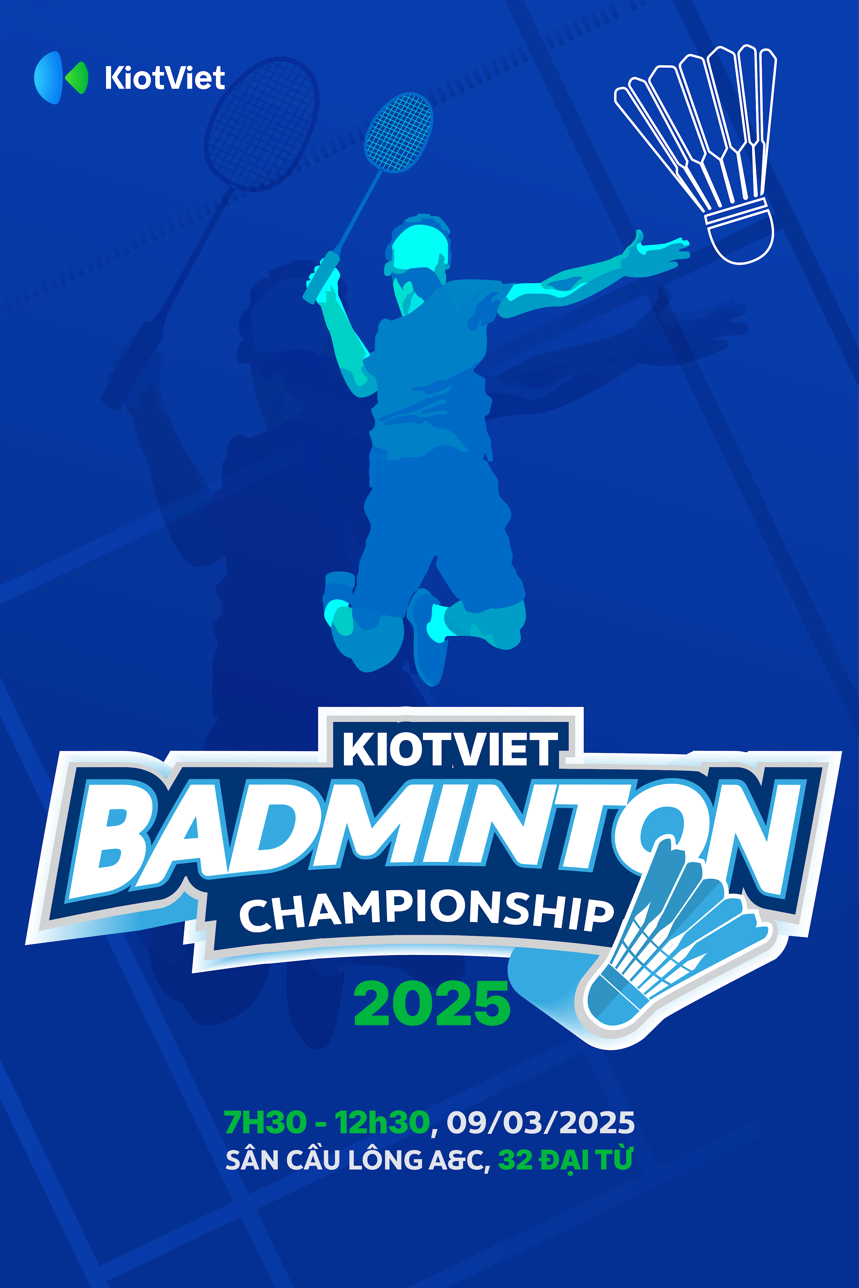 [HÀ NỘI] KIOTVIET BADMINTON CHAMPIONSHIP 2025