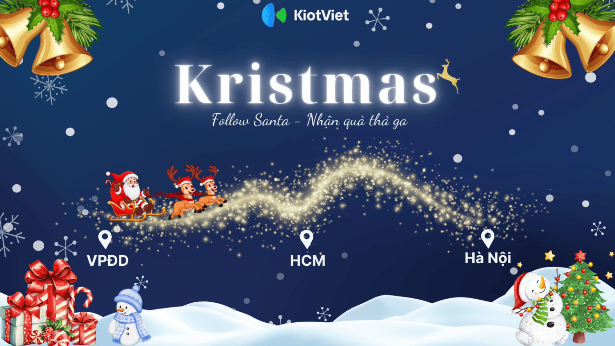 🎅 KRISTMAS 2024 | FOLLOW SANTA – NHẬN QUÀ THẢ GA 🎄